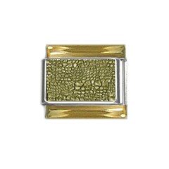 Aligator-skin Gold Trim Italian Charm (9mm) by Ket1n9