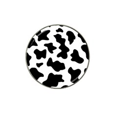 Animal-print-black-and-white-black Hat Clip Ball Marker (4 Pack) by Ket1n9