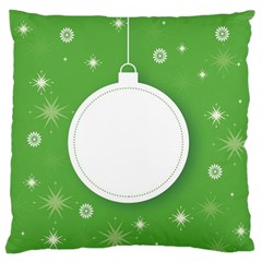 Christmas-bauble-ball Standard Premium Plush Fleece Cushion Case (one Side) by Ket1n9