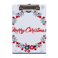 Merry-christmas-christmas-greeting A5 Acrylic Clipboard by Ket1n9