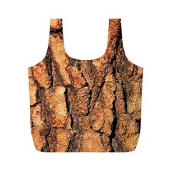 Bark Texture Wood Large Rough Red Wood Outside California Full Print Recycle Bag (m) by Ket1n9