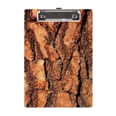 Bark Texture Wood Large Rough Red Wood Outside California A5 Acrylic Clipboard by Ket1n9