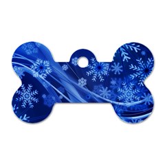 Christmas-card-greeting-card-star Dog Tag Bone (two Sides) by Grandong
