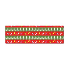 Christmas-papers-red-and-green Sticker Bumper (10 Pack) by Grandong