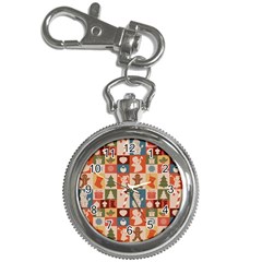 Cute Christmas Seamless Pattern Vector  - Key Chain Watches by Grandong