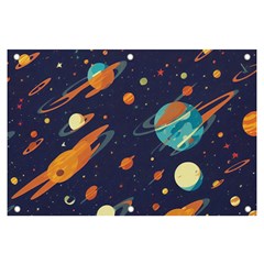 Space Galaxy Planet Universe Stars Night Fantasy Banner And Sign 6  X 4  by Grandong