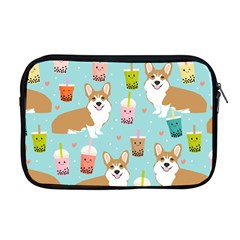 Welsh Corgi Boba Tea Bubble Cute Kawaii Dog Breed Apple Macbook Pro 17  Zipper Case by Grandong