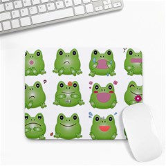 Kawaii-frog-rainy-season-japanese Small Mousepad by Grandong