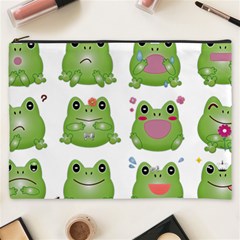 Kawaii-frog-rainy-season-japanese Cosmetic Bag (xxxl) by Grandong