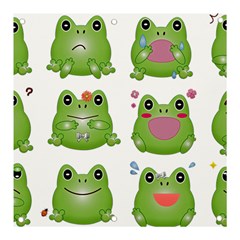 Kawaii-frog-rainy-season-japanese Banner And Sign 3  X 3  by Grandong