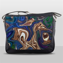 Pattern Psychedelic Hippie Abstract Messenger Bag by Ravend