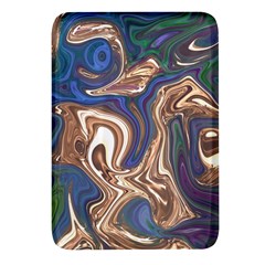 Pattern Psychedelic Hippie Abstract Rectangular Glass Fridge Magnet (4 Pack) by Ravend