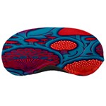 Vintage Ornate Mushroom Leafage Wallpaper Sleep Mask Front