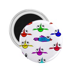 Fish Swim Cartoon Funnycute 2 25  Magnets by Sapixe