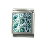 Blue Ocean Waves Italian Charm (13mm) Front