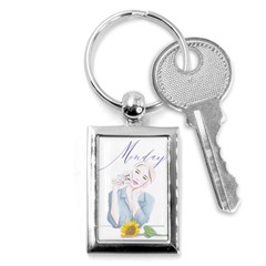 Monday 1 Key Chain (rectangle) by SychEva