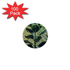 Botanical Tropical Motif Photo Art 1  Mini Buttons (100 Pack)  by dflcprintsclothing