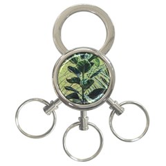 Botanical Tropical Motif Photo Art 3-ring Key Chain by dflcprintsclothing