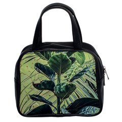 Botanical Tropical Motif Photo Art Classic Handbag (two Sides) by dflcprintsclothing