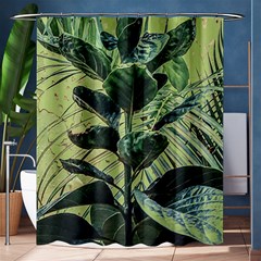 Botanical Tropical Motif Photo Art Shower Curtain 60  X 72  (medium)  by dflcprintsclothing