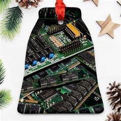 Computer Ram Tech - Bell Ornament (two Sides) by Amaryn4rt