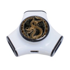 Dragon Pentagram 3-port Usb Hub by Amaryn4rt