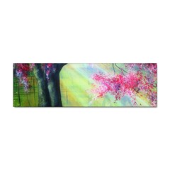 Forests Stunning Glimmer Paintings Sunlight Blooms Plants Love Seasons Traditional Art Flowers Sunsh Sticker (bumper) by Amaryn4rt