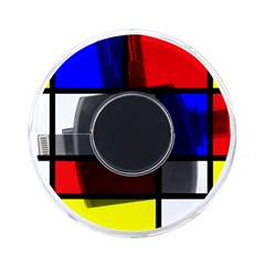 Mondrian-red-blue-yellow On-the-go Memory Card Reader by Amaryn4rt