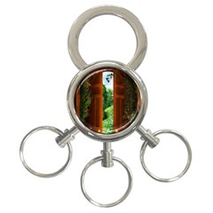 Beautiful World Entry Door Fantasy 3-ring Key Chain by Amaryn4rt