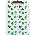 Christmas Trees Pattern Design Pattern A4 Acrylic Clipboard Front