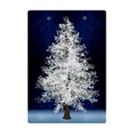 Tree Pine White Starlight Night Winter Christmas A5 Acrylic Clipboard Back