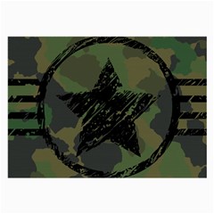 Military-camouflage-design Large Glasses Cloth by Amaryn4rt