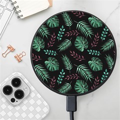 Memphis-seamless-patterns-abstract-jumble-textures Wireless Fast Charger(black) by Amaryn4rt