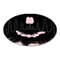 Garage Indie Arctic Monkeys Psychedelic Punk Rock Oval Magnet by Sarkoni