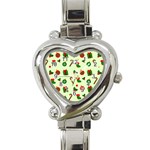 Festive Background Holiday Background Heart Italian Charm Watch Front