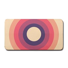 Circles Pattern Bullseye Cream Medium Bar Mat by Pakjumat