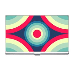 Circle Pattern Repeat Design Business Card Holder by Pakjumat