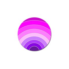 Pink Rainbow Purple Design Pattern Golf Ball Marker (4 Pack)