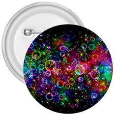 Psychedelic Bubbles Abstract 3  Buttons by Modalart