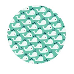 Whale Sea Blue Mini Round Pill Box (pack Of 3) by Dutashop