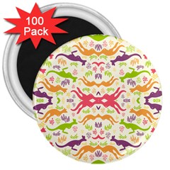 Kangaroo 3  Magnets (100 Pack)