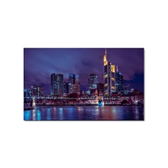 Frankfurt City Skyline Skyscraper Sticker Rectangular (10 Pack) by Sarkoni