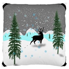 Rocky Mountain High Colorado Large Premium Plush Fleece Cushion Case (one Side) by Amaryn4rt