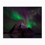 Fantasy Pyramid Mystic Space Aurora Small Glasses Cloth (2 Sides) Back