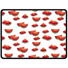 Summer Watermelon Pattern Two Sides Fleece Blanket (large) by Dutashop