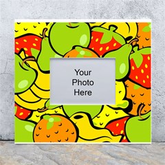 Fruit Food Wallpaper White Wall Photo Frame 5  X 7 