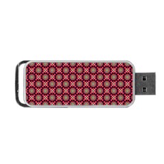 Kaleidoscope Seamless Pattern Portable Usb Flash (one Side)