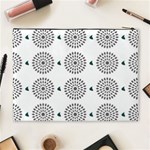 Floral Art Pattern Design Cosmetic Bag (XL) Back