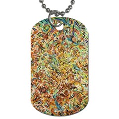 Art Modern Painting Acrylic Canvas Dog Tag (one Side) by Amaryn4rt