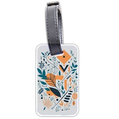 Flower Design Nature Luggage Tag (two Sides) by Ravend